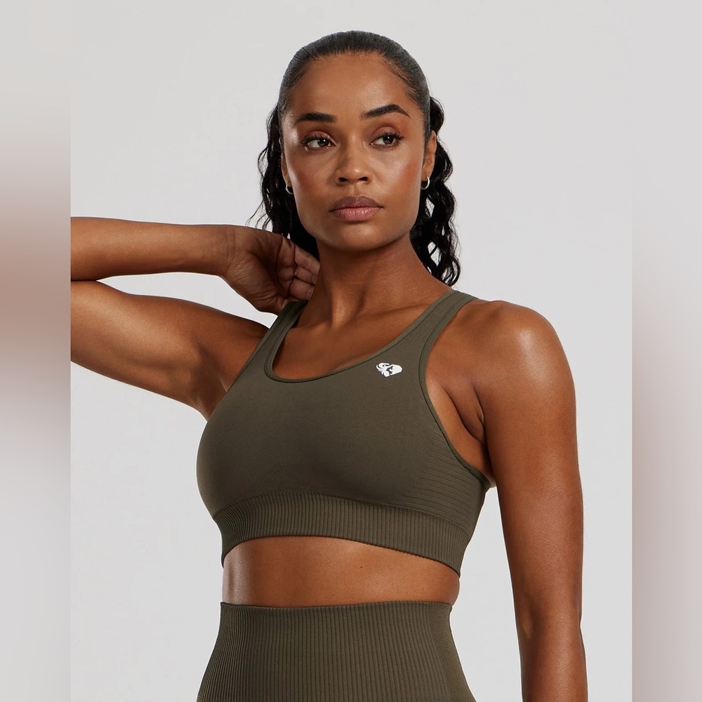 Women's Best Motion Seamless Bra, Dark Olive